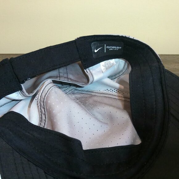 Nike Featherlight Dri-FIT Running Hat 'Move to Zero' Gray Black Reflective Logo - Picture 6 of 7